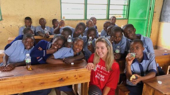 Allie Temple in Africa - The Heart of Africa - College of Natural Resources at NC State University