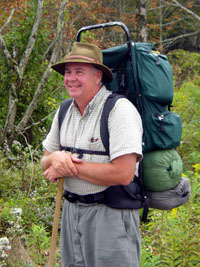 Tim Pegram, author of" The Blue Ridge Parkway by Foot"