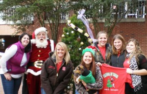 NCSU Ceres members during Festival of Trees 2010