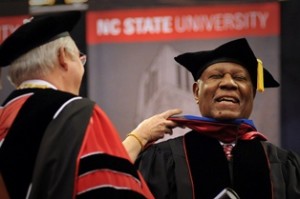 Robert G. Stanton received his honorary doctorate at NC State University on December 2011